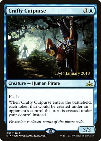 Crafty Cutpurse [Rivals of Ixalan Promos] | Lots Moore NSW