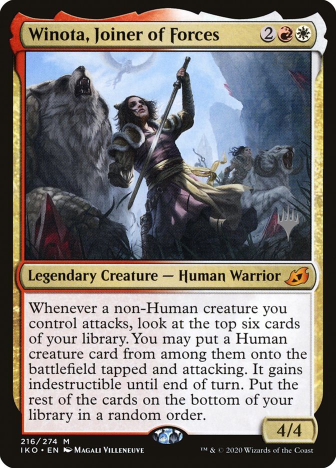 Winota, Joiner of Forces (Promo Pack) [Ikoria: Lair of Behemoths Promos] | Lots Moore NSW