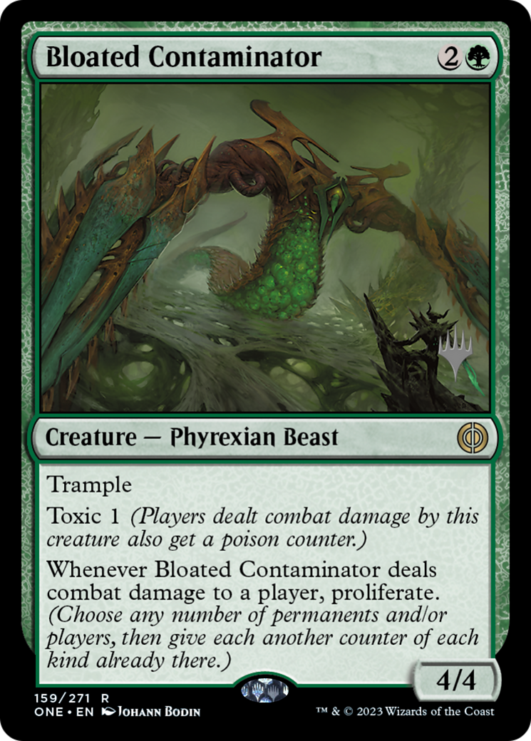 Bloated Contaminator (Promo Pack) [Phyrexia: All Will Be One Promos] | Lots Moore NSW