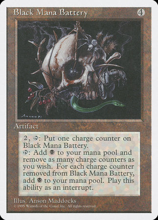 Black Mana Battery [Fourth Edition] | Lots Moore NSW