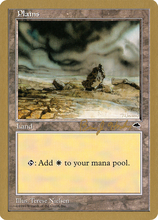 Plains (bh331) (Brian Hacker) [World Championship Decks 1998] | Lots Moore NSW