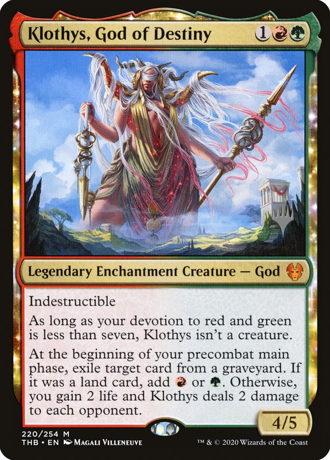 Klothys, God of Destiny (Promo Pack) [Theros Beyond Death Promos] | Lots Moore NSW