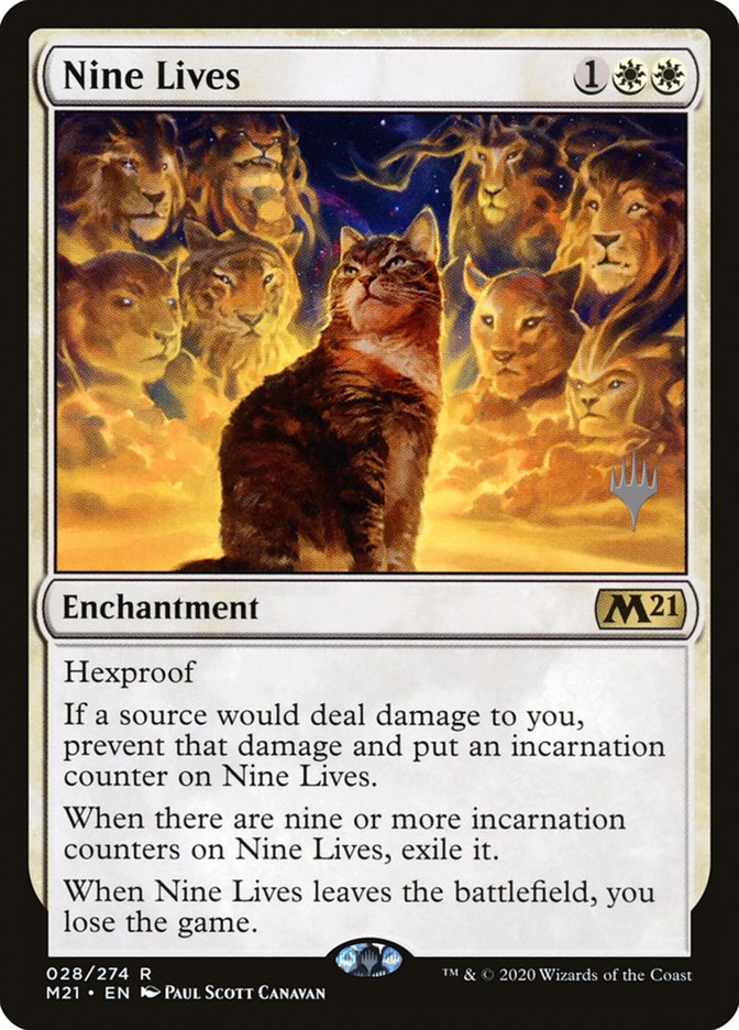 Nine Lives (Promo Pack) [Core Set 2021 Promos] | Lots Moore NSW