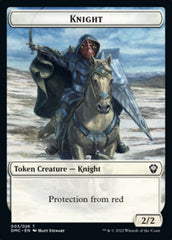 Phyrexian // Knight Double-sided Token [Dominaria United Tokens] | Lots Moore NSW