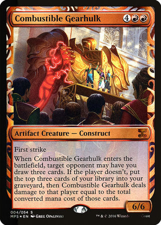 Combustible Gearhulk [Kaladesh Inventions] | Lots Moore NSW