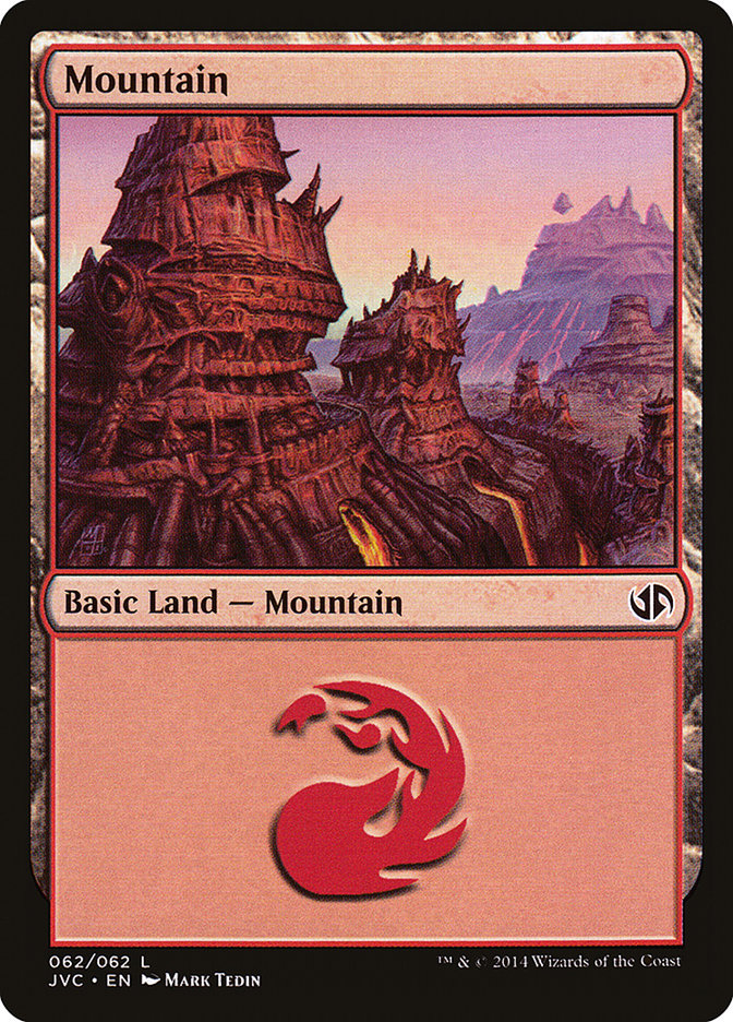 Mountain (62) [Duel Decks Anthology] | Lots Moore NSW