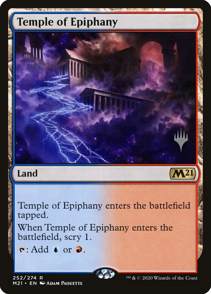 Temple of Epiphany (Promo Pack) [Core Set 2021 Promos] | Lots Moore NSW