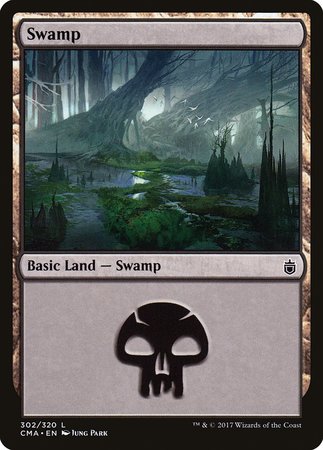 Swamp (302) [Commander Anthology] | Lots Moore NSW