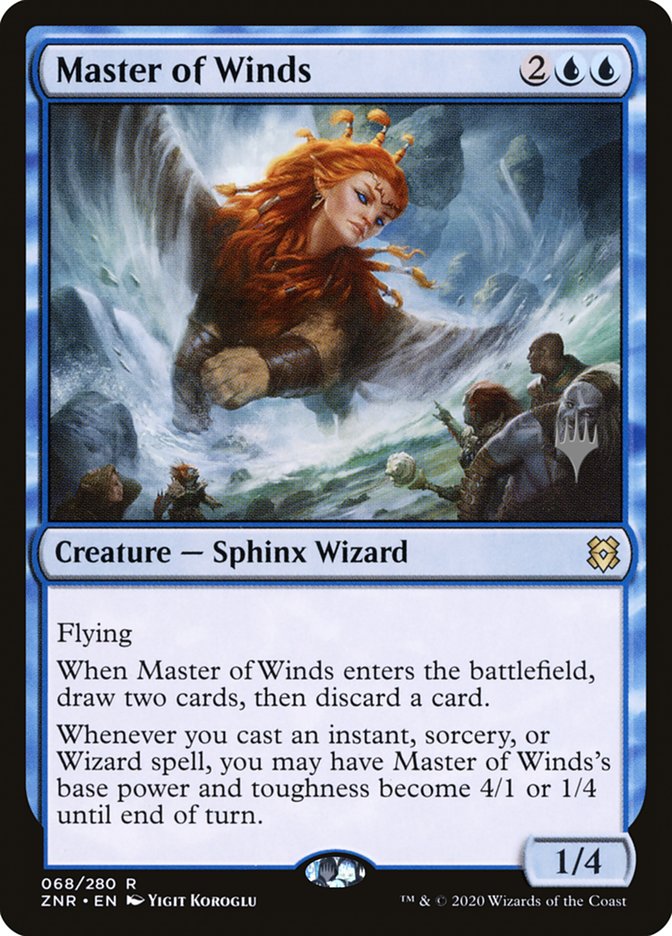 Master of Winds (Promo Pack) [Zendikar Rising Promos] | Lots Moore NSW