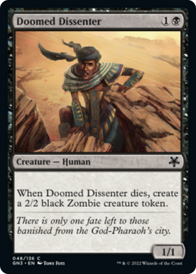 Doomed Dissenter [Game Night: Free-for-All] | Lots Moore NSW