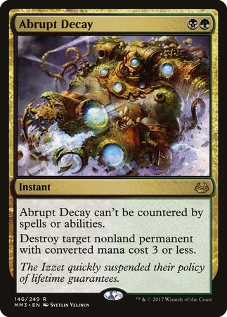 Abrupt Decay [Modern Masters 2017] | Lots Moore NSW