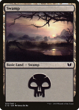 Swamp (333) [Commander 2015] | Lots Moore NSW