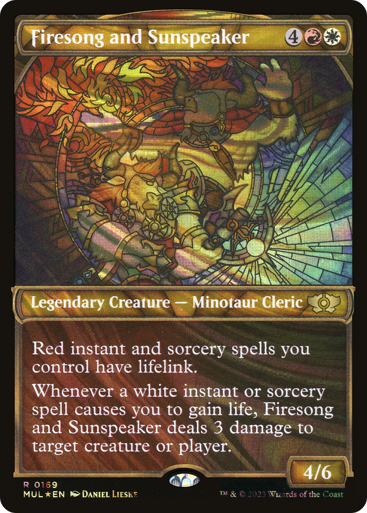 Firesong and Sunspeaker (Halo Foil) [Multiverse Legends] | Lots Moore NSW