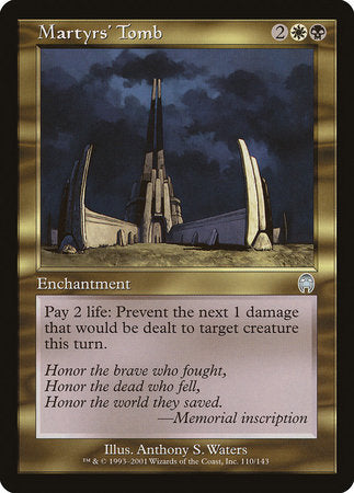 Martyrs' Tomb [Apocalypse] | Lots Moore NSW