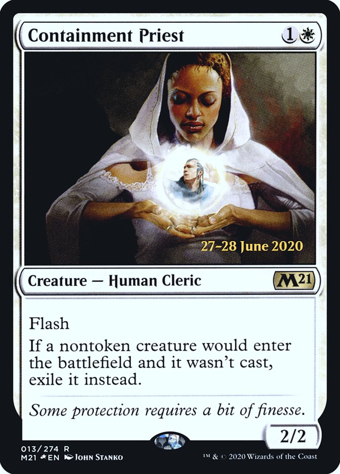 Containment Priest  [Core Set 2021 Prerelease Promos] | Lots Moore NSW