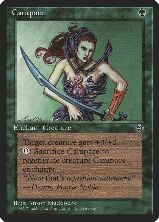 Carapace (Devin Flavor Text) [Homelands] | Lots Moore NSW