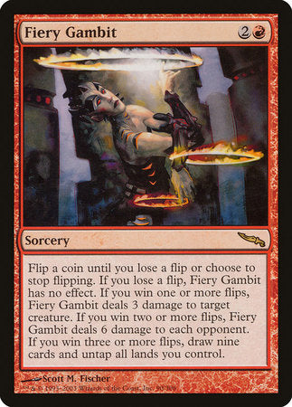 Fiery Gambit [Mirrodin] | Lots Moore NSW