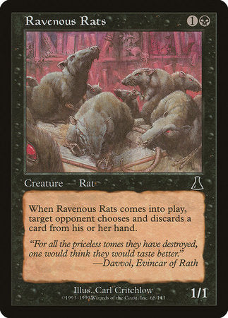 Ravenous Rats [Urza's Destiny] | Lots Moore NSW