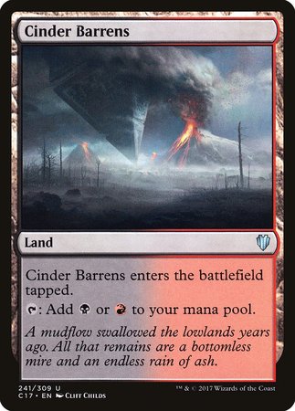 Cinder Barrens [Commander 2017] | Lots Moore NSW