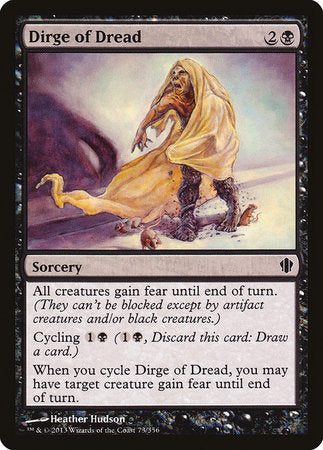 Dirge of Dread [Commander 2013] | Lots Moore NSW