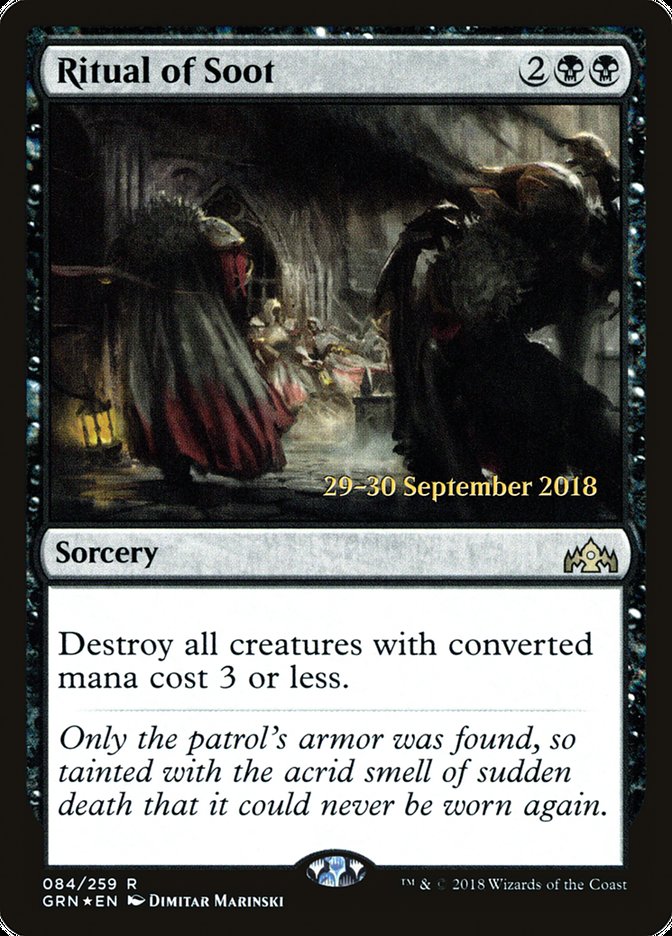 Ritual of Soot  [Guilds of Ravnica Prerelease Promos] | Lots Moore NSW