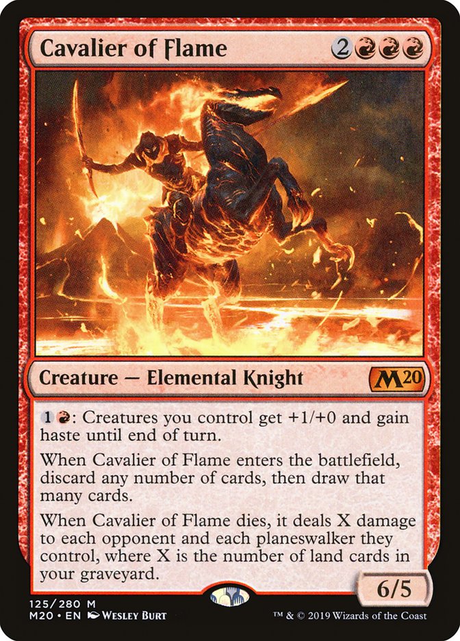Cavalier of Flame [Core Set 2020] | Lots Moore NSW
