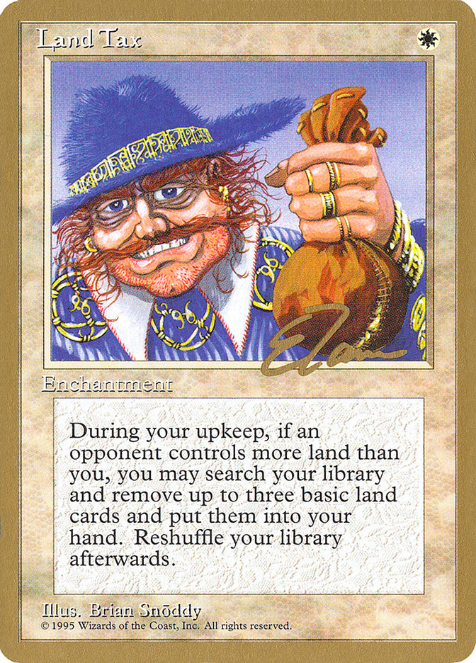 Land Tax (Eric Tam) [Pro Tour Collector Set] | Lots Moore NSW