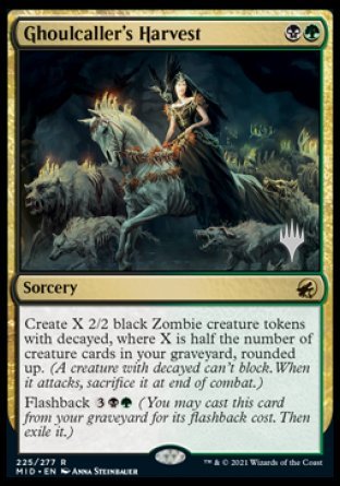 Ghoulcaller's Harvest (Promo Pack) [Innistrad: Midnight Hunt Promos] | Lots Moore NSW