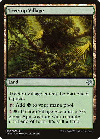 Treetop Village [Duel Decks: Nissa vs. Ob Nixilis] | Lots Moore NSW