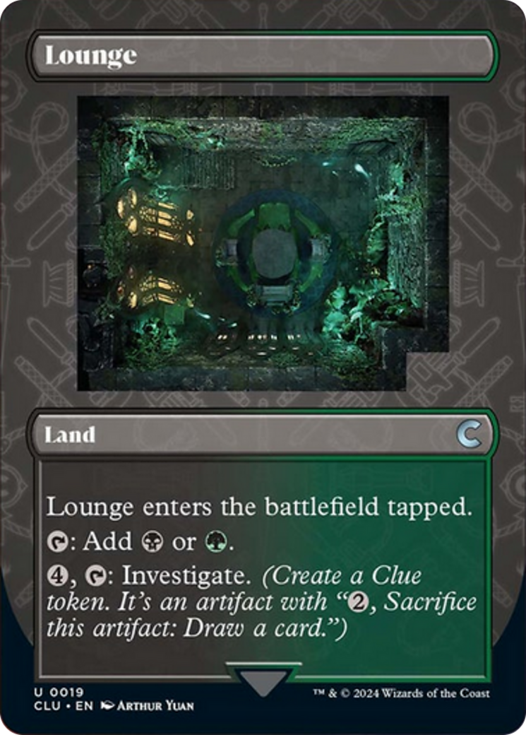 Lounge (Borderless) [Ravnica: Clue Edition] | Lots Moore NSW