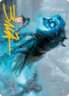 Nebelgast Intruder Art Card (Gold-Stamped Signature) [Innistrad: Midnight Hunt Art Series] | Lots Moore NSW