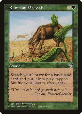 Rampant Growth [Mirage] | Lots Moore NSW