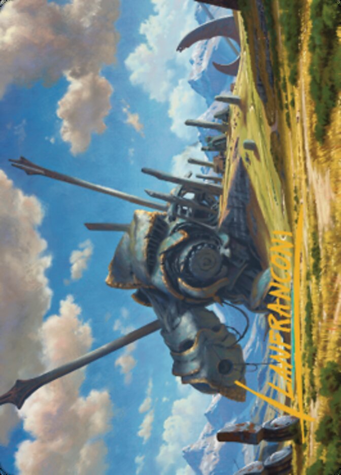 Plains Art Card 1 (Gold-Stamped Signature) [Dominaria United Art Series] | Lots Moore NSW