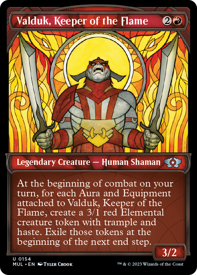 Valduk, Keeper of the Flame (Halo Foil) [Multiverse Legends] | Lots Moore NSW