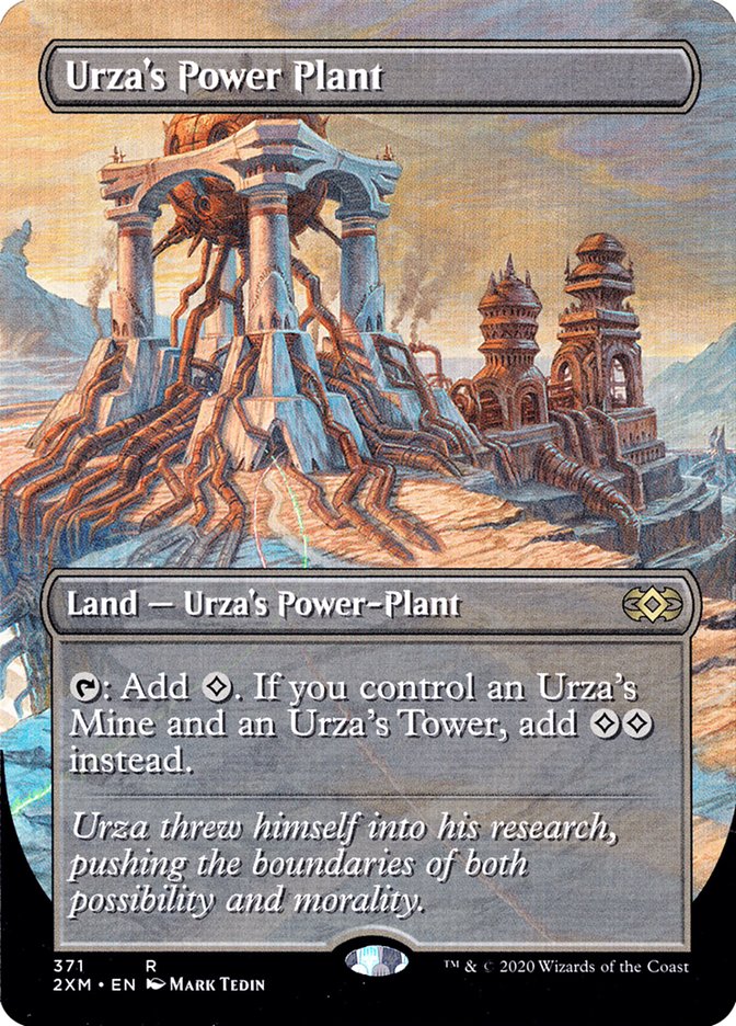 Urza's Power Plant (Borderless) [Double Masters] | Lots Moore NSW