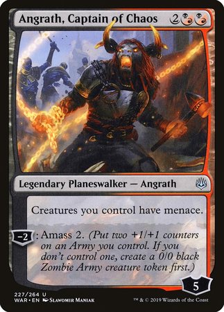 Angrath, Captain of Chaos [War of the Spark] | Lots Moore NSW