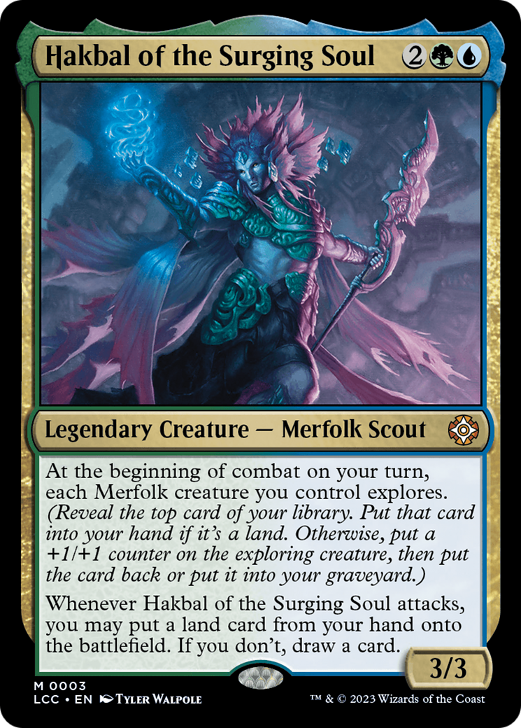 Hakbal of the Surging Soul [The Lost Caverns of Ixalan Commander] | Lots Moore NSW