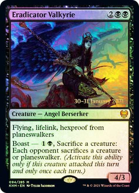 Eradicator Valkyrie  [Kaldheim Prerelease Promos] | Lots Moore NSW