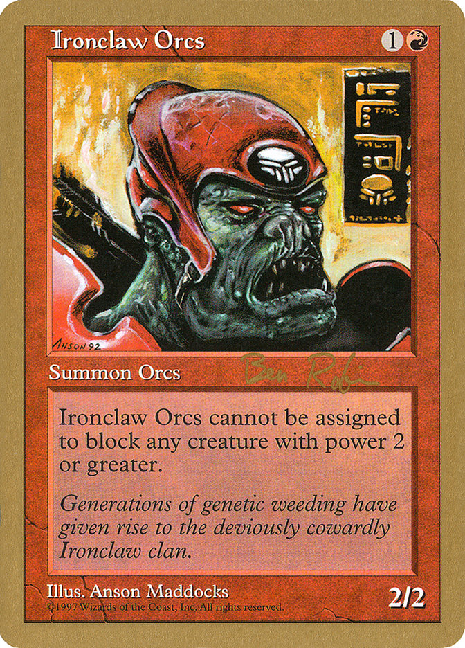 Ironclaw Orcs (Ben Rubin) [World Championship Decks 1998] | Lots Moore NSW