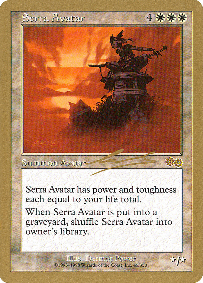 Serra Avatar (Nicolas Labarre) [World Championship Decks 2000] | Lots Moore NSW