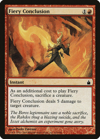 Fiery Conclusion [Ravnica: City of Guilds] | Lots Moore NSW