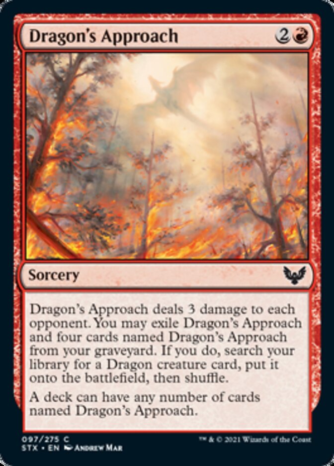 Dragon's Approach [Strixhaven: School of Mages] | Lots Moore NSW