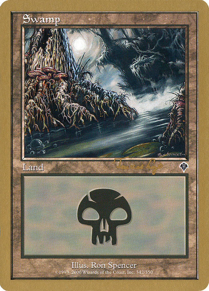 Swamp (tvdl342) (Tom van de Logt) [World Championship Decks 2001] | Lots Moore NSW