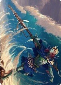 Tazeem Roilmage Art Card [Zendikar Rising Art Series] | Lots Moore NSW