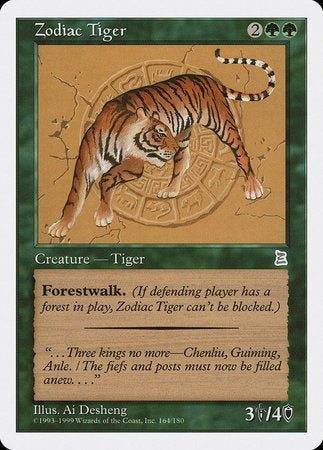 Zodiac Tiger [Portal Three Kingdoms] | Lots Moore NSW