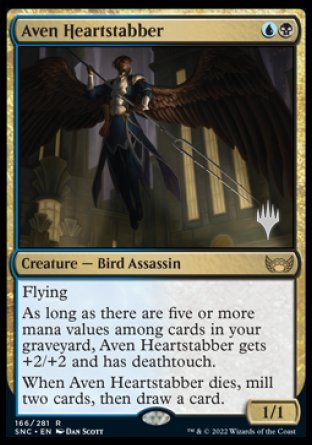 Aven Heartstabber (Promo Pack) [Streets of New Capenna Promos] | Lots Moore NSW