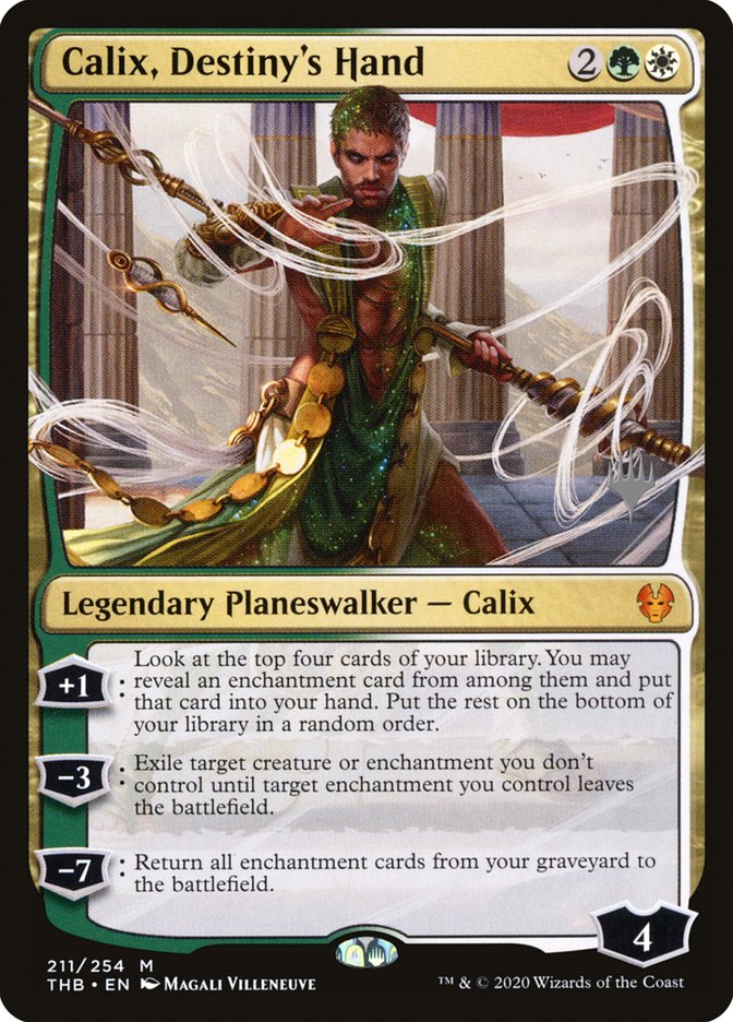 Calix, Destiny's Hand (Promo Pack) [Theros Beyond Death Promos] | Lots Moore NSW