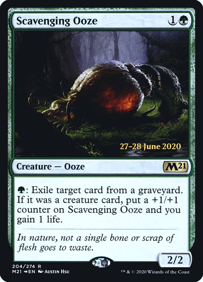 Scavenging Ooze  [Core Set 2021 Prerelease Promos] | Lots Moore NSW