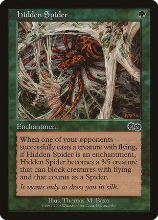 Hidden Spider [Urza's Saga] | Lots Moore NSW