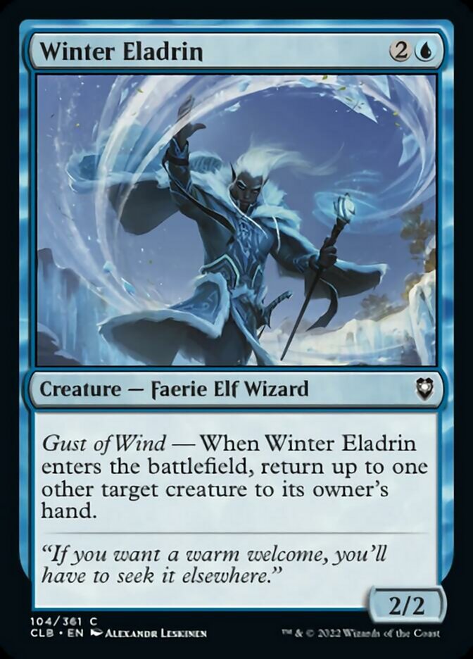 Winter Eladrin [Commander Legends: Battle for Baldur's Gate] | Lots Moore NSW